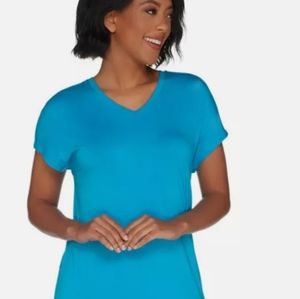 NWOT Women's Belle by Kim Gravel Teal Blue Tunic X